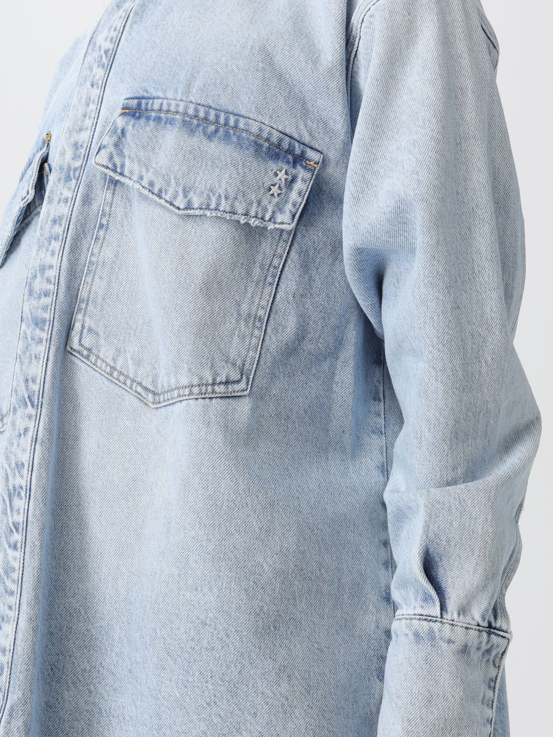 Jacket Woman color Stone Washed