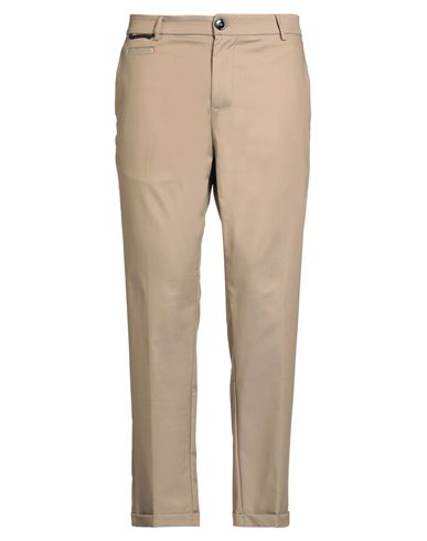 Man Pants Beige Size 33 Cotton, Polyamide, Elastane