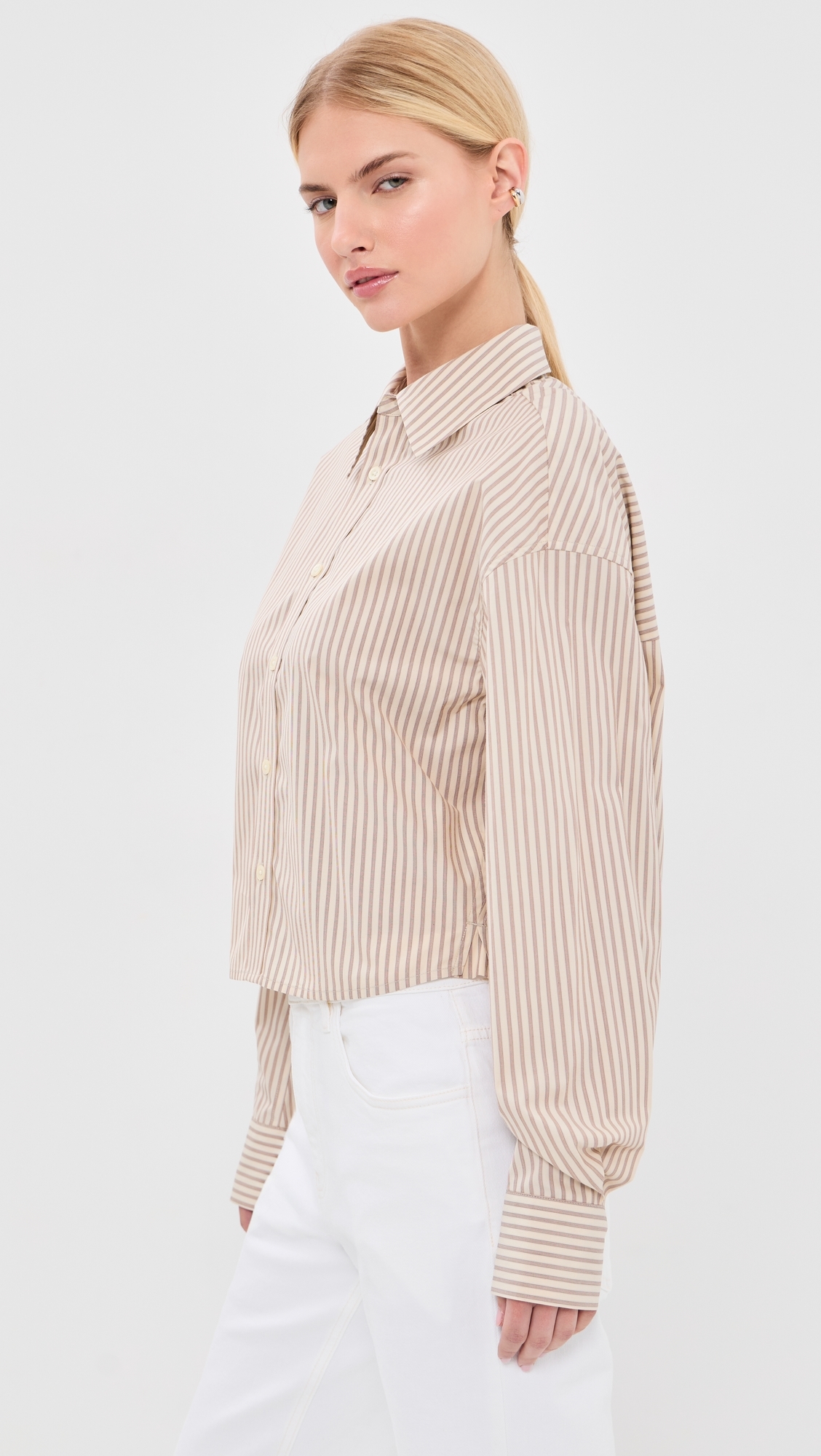 Tegan Button Down Shirt Currant