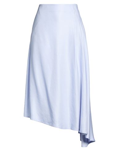 Woman Midi skirt Lilac Size 6 Viscose, Linen