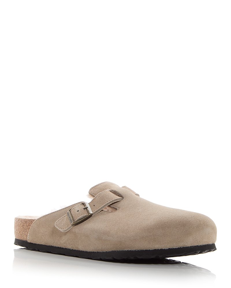 Boston suede slippers - Neutrals