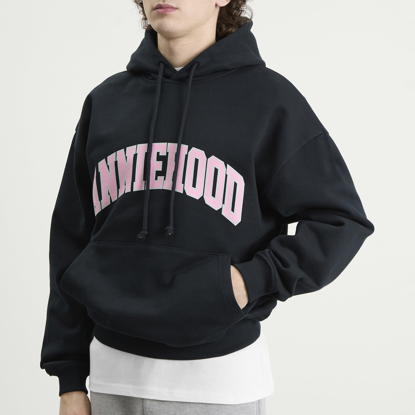 Men's College Arch Hoodie Navy