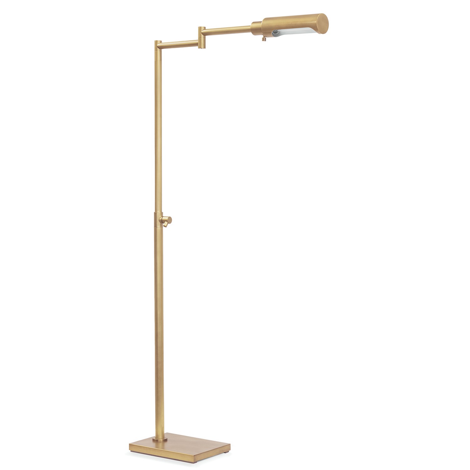 Natural Brass Floor Lamp from the Noble Collection
