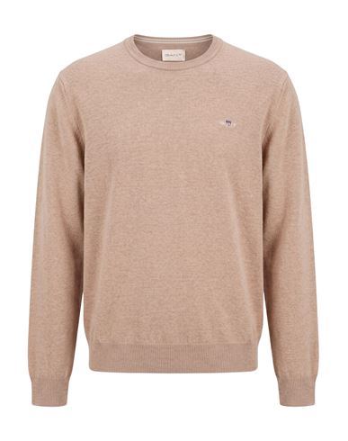 Man Sweater Sand Size 3XL Lambswool