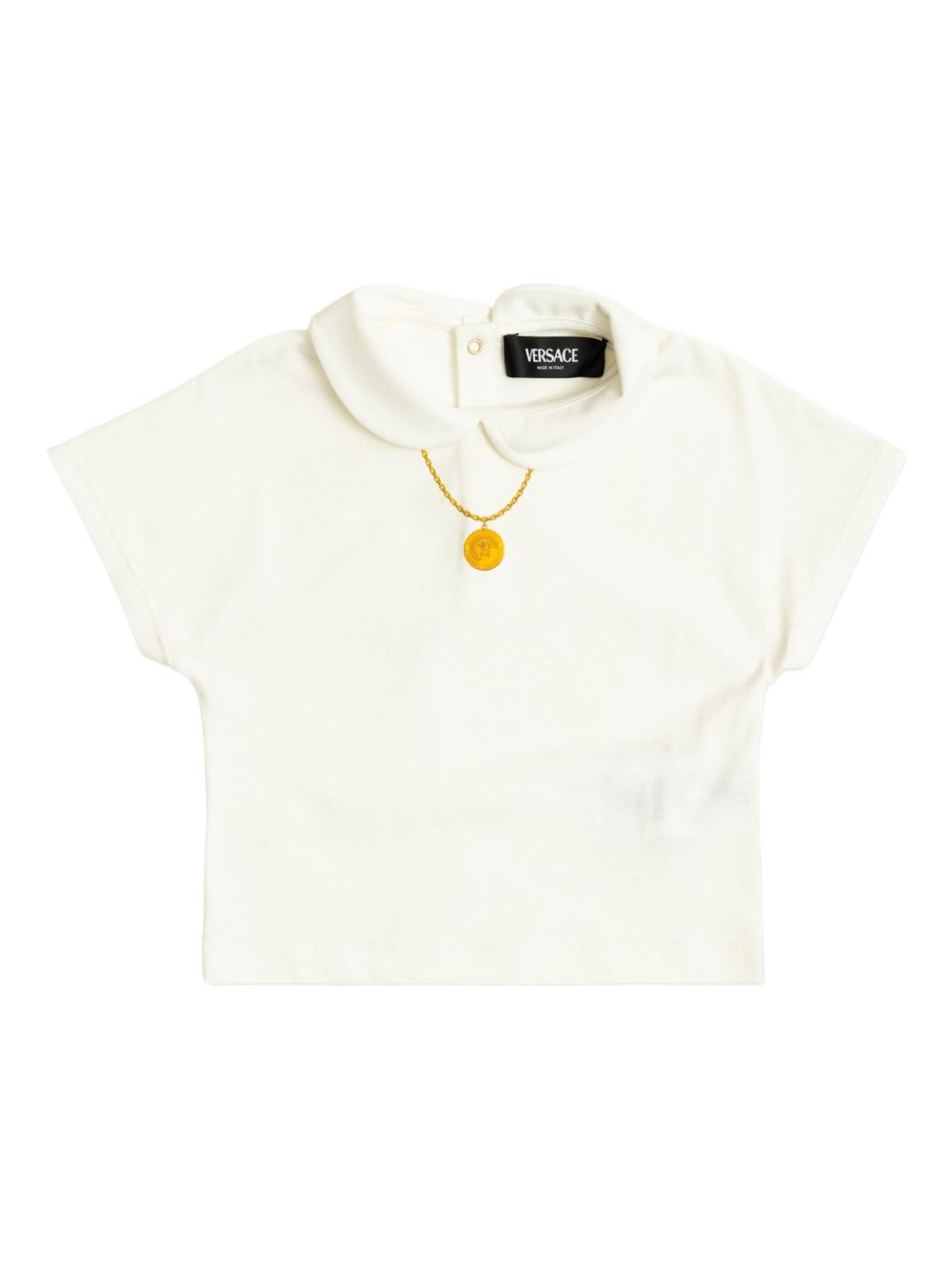 Versace Kids Medusa-print top - White