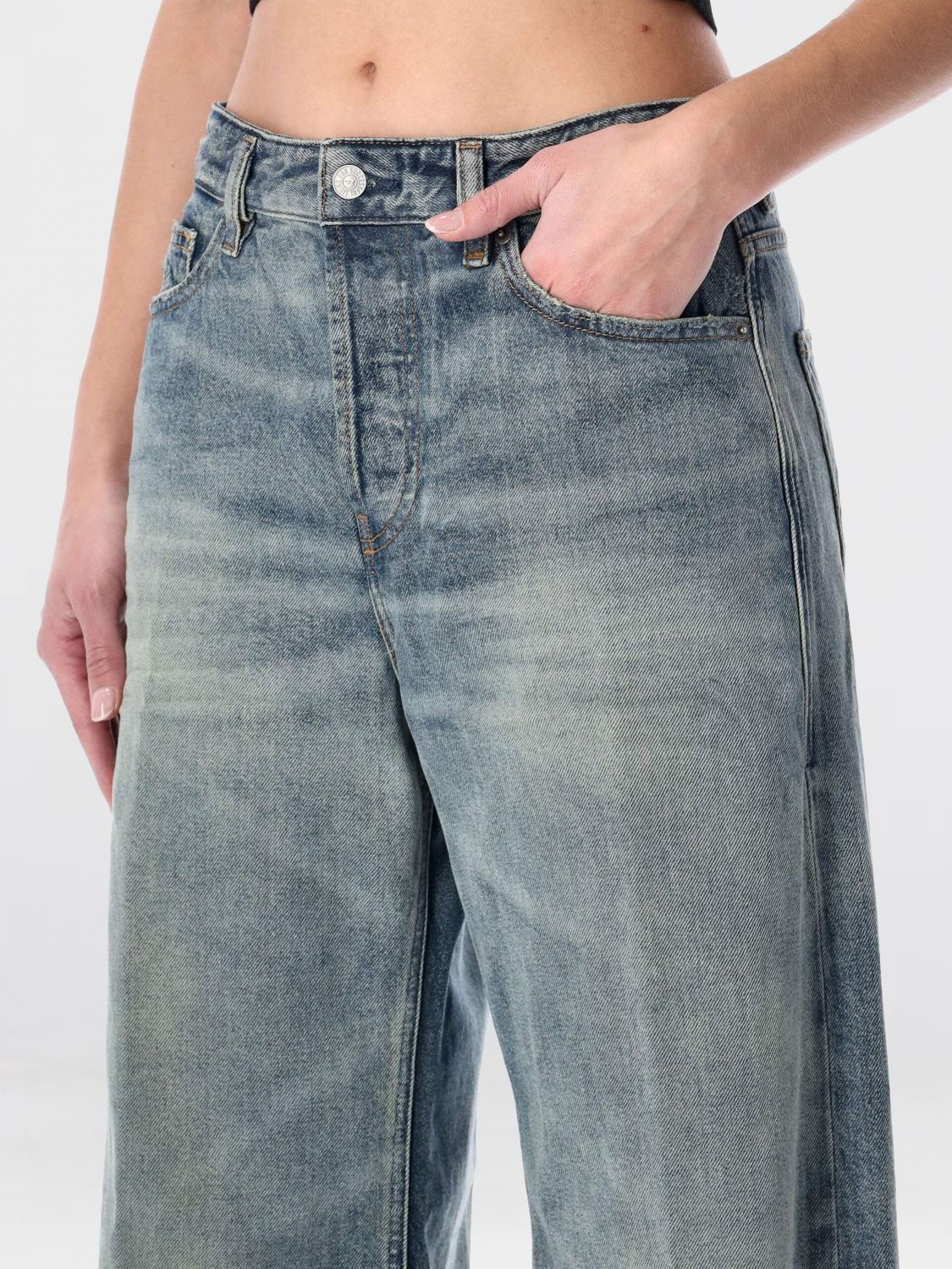 Jeans Woman color Denim