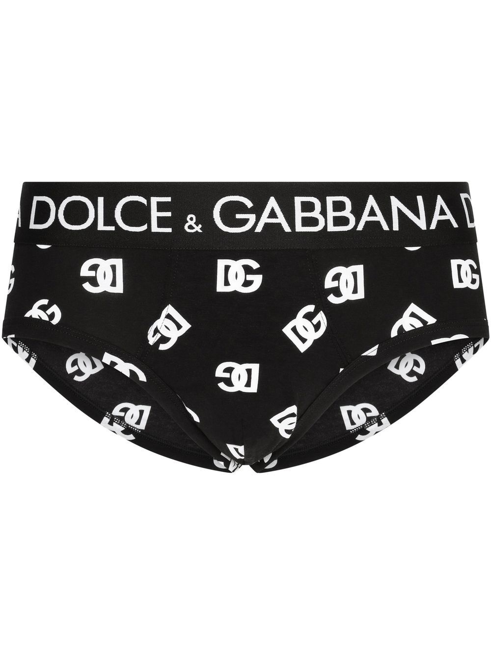DG logo-print briefs - Black