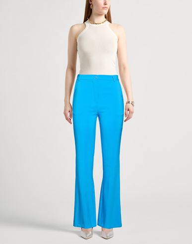 Woman Pants Azure Size 6 Polyester, Elastane