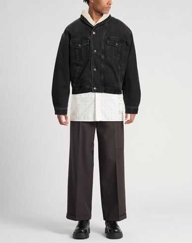 Man Denim outerwear Charcoal Size L Organic cotton