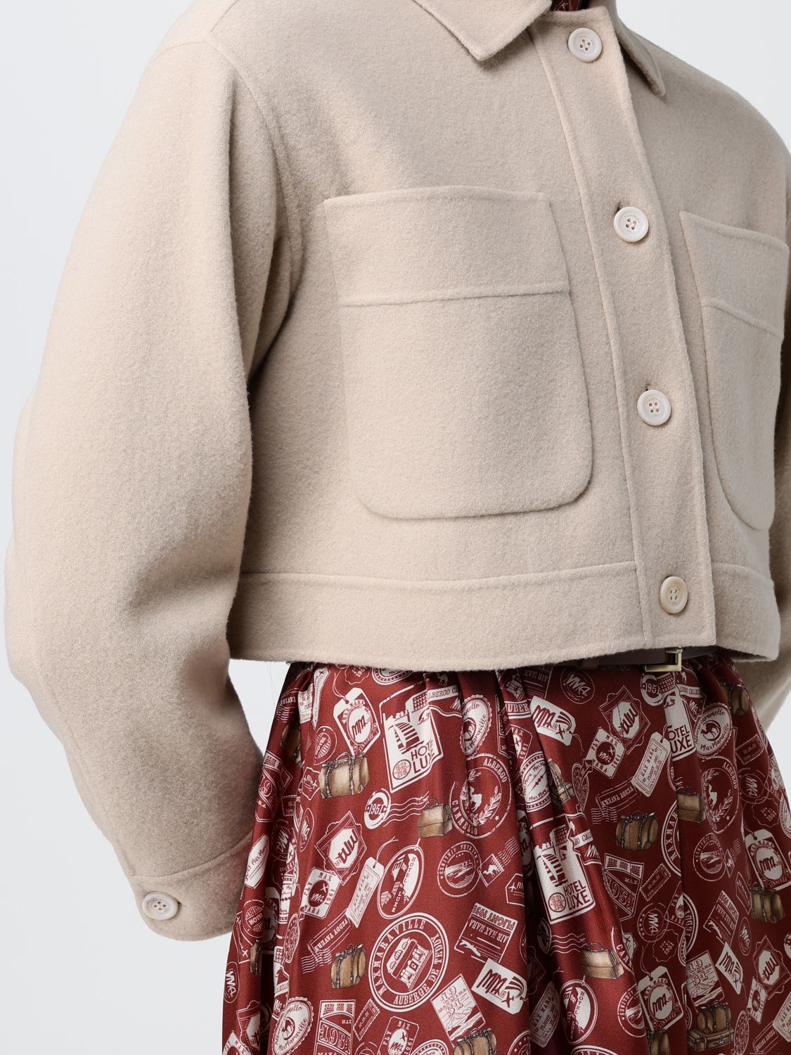 Jacket Woman color Nude