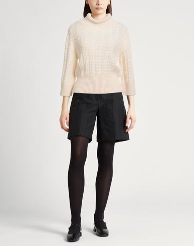 Woman Turtleneck Beige Size 6 Merino Wool, Alpaca wool, Textile fibers, Mohair wool, Polyamide
