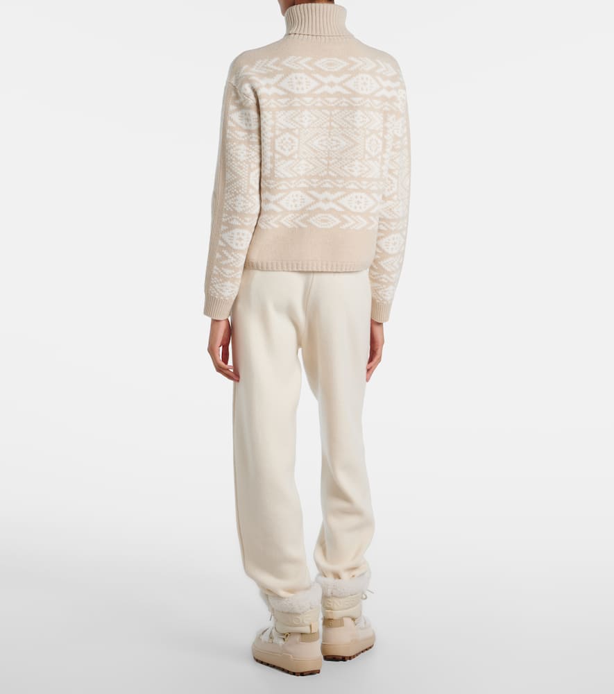 Nadin wool and cotton-blend turtleneck sweater