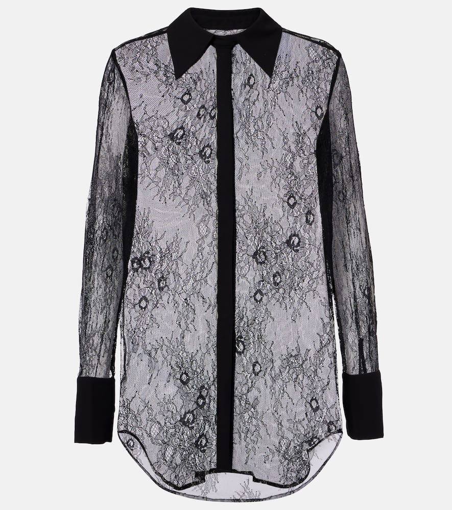 Allen floral lace shirt