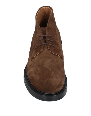 Man Ankle boots Brown Size 7 Leather