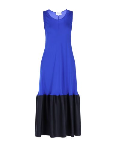 Woman Midi dress Blue Size 4 Silk, Wool