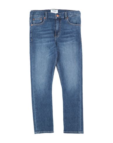 Kid Boy Jeans Blue Size 10 Cotton, Polyester, Elastomultiester, Elastane