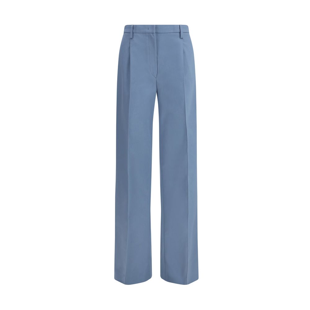 Cotton Chino Pants — Blue