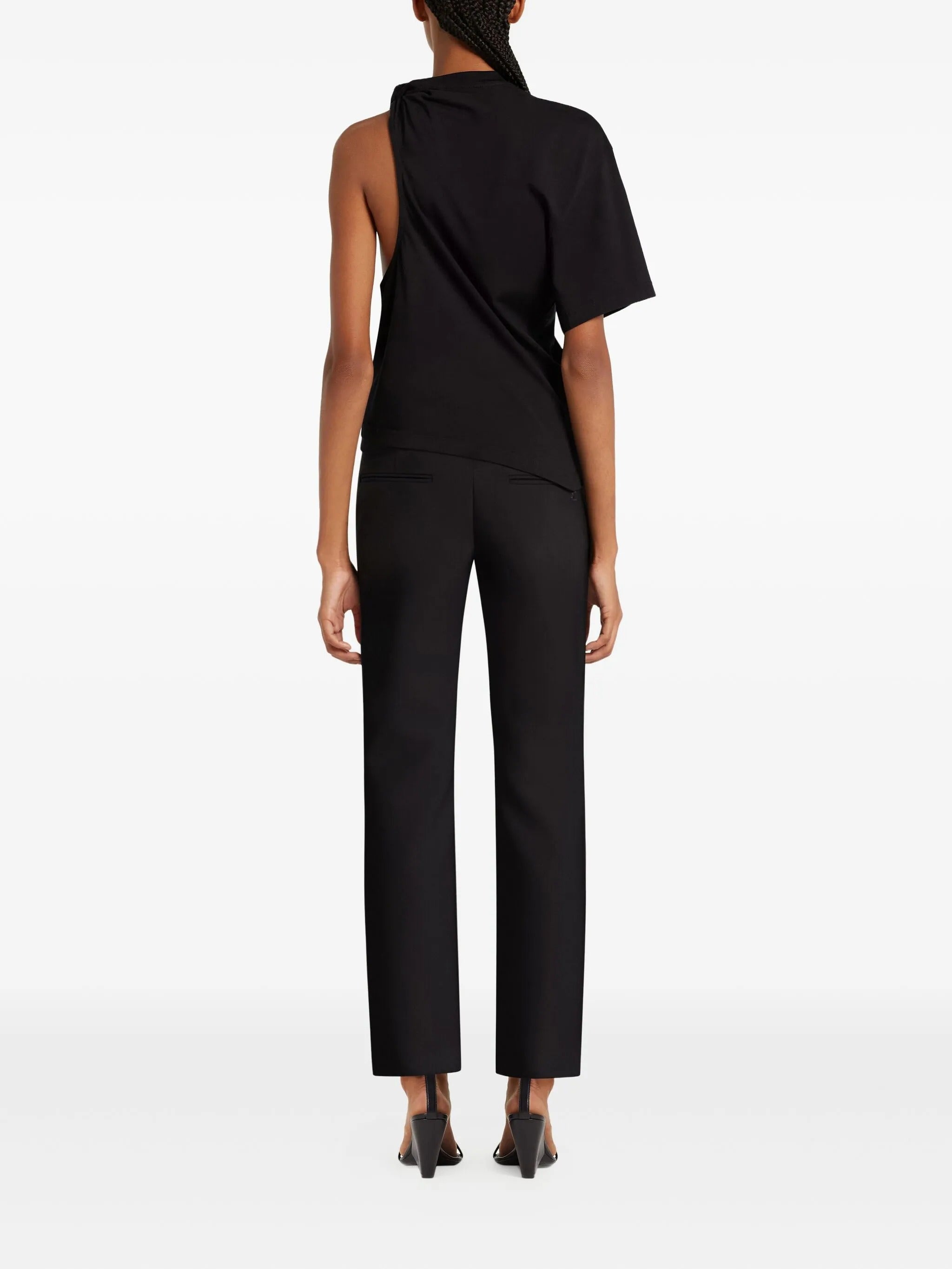 Courrèges Twist Asymmetrical T Shirt