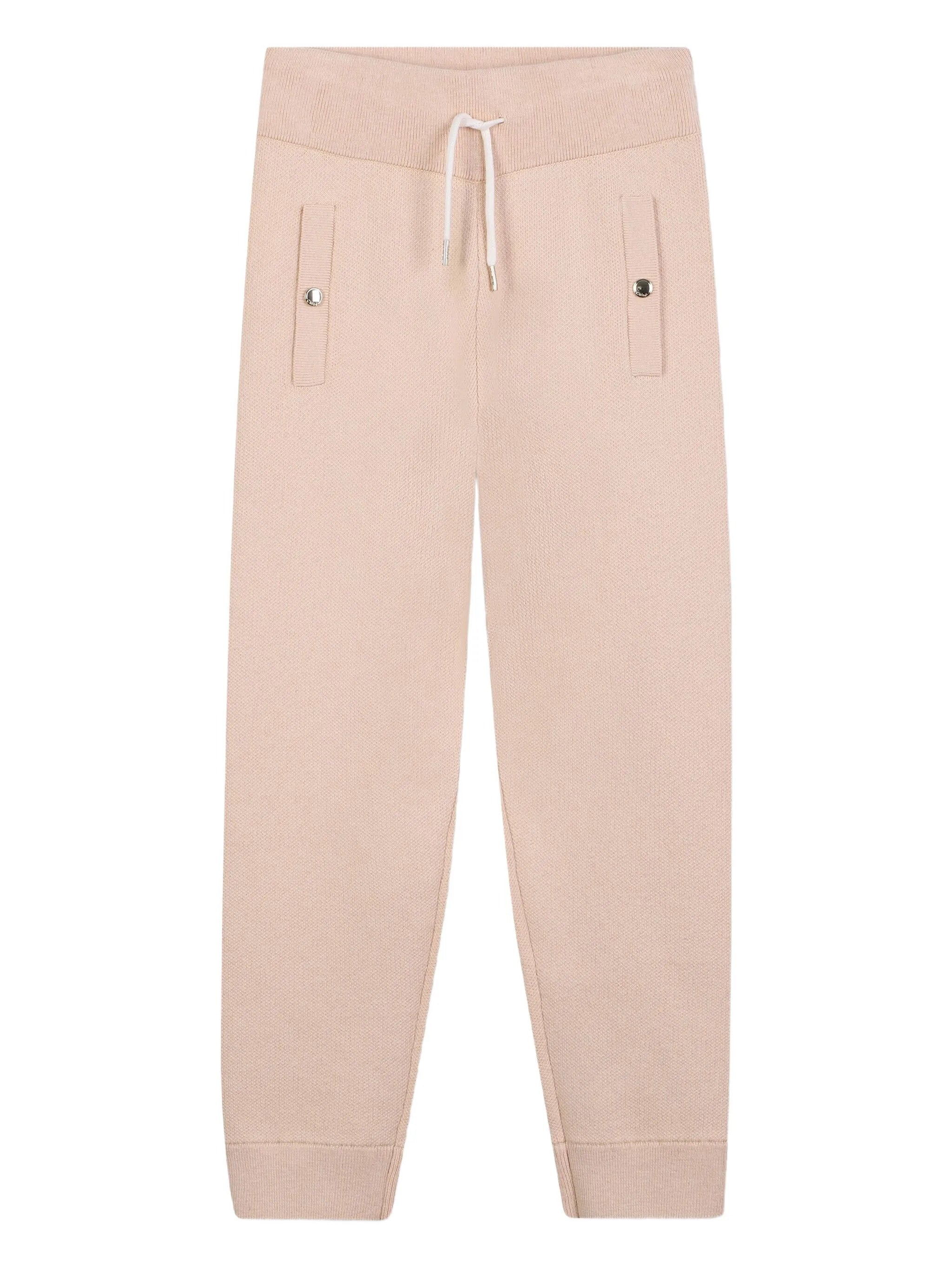 Chloé Drawstring Trousers with Sophisticated Waist for Girls