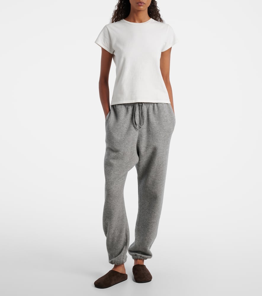 Teo cashmere and cotton sweatpants