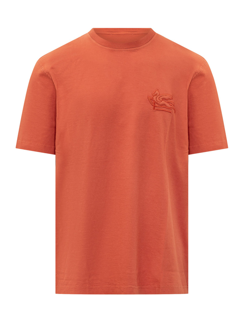 Orange Crew Neck T-Shirt