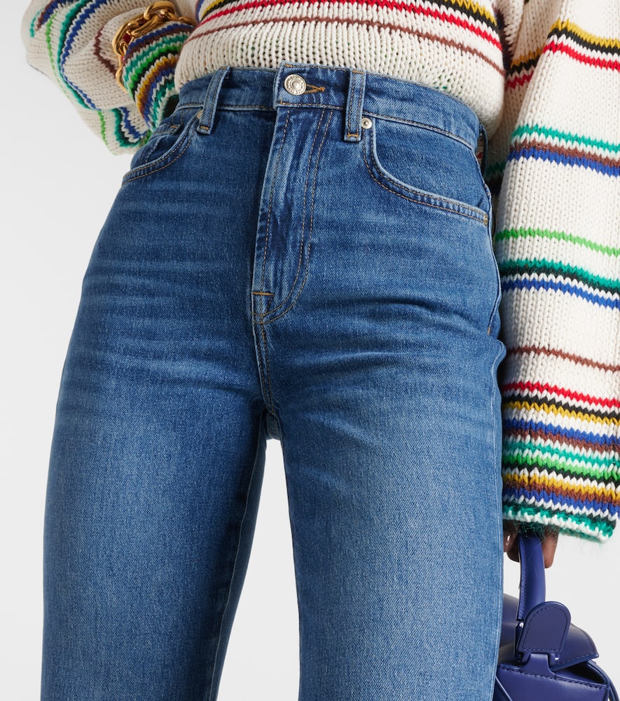 Logan high-rise cropped slim jeans