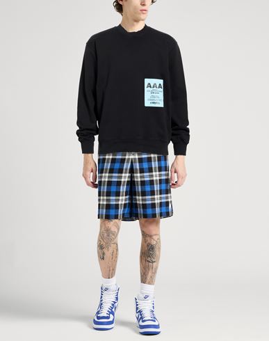 Man Sweatshirt Black Size L Cotton