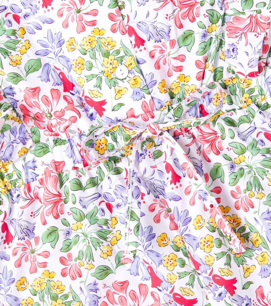 Floral cotton jumpsuit