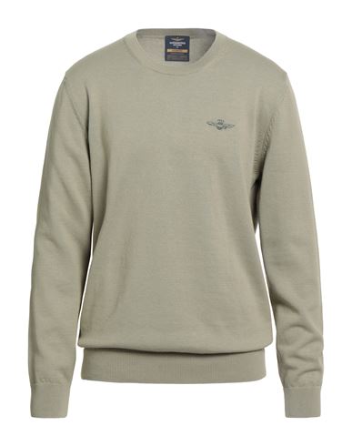 Essential Man Sweater Sage green Size XXL Cotton