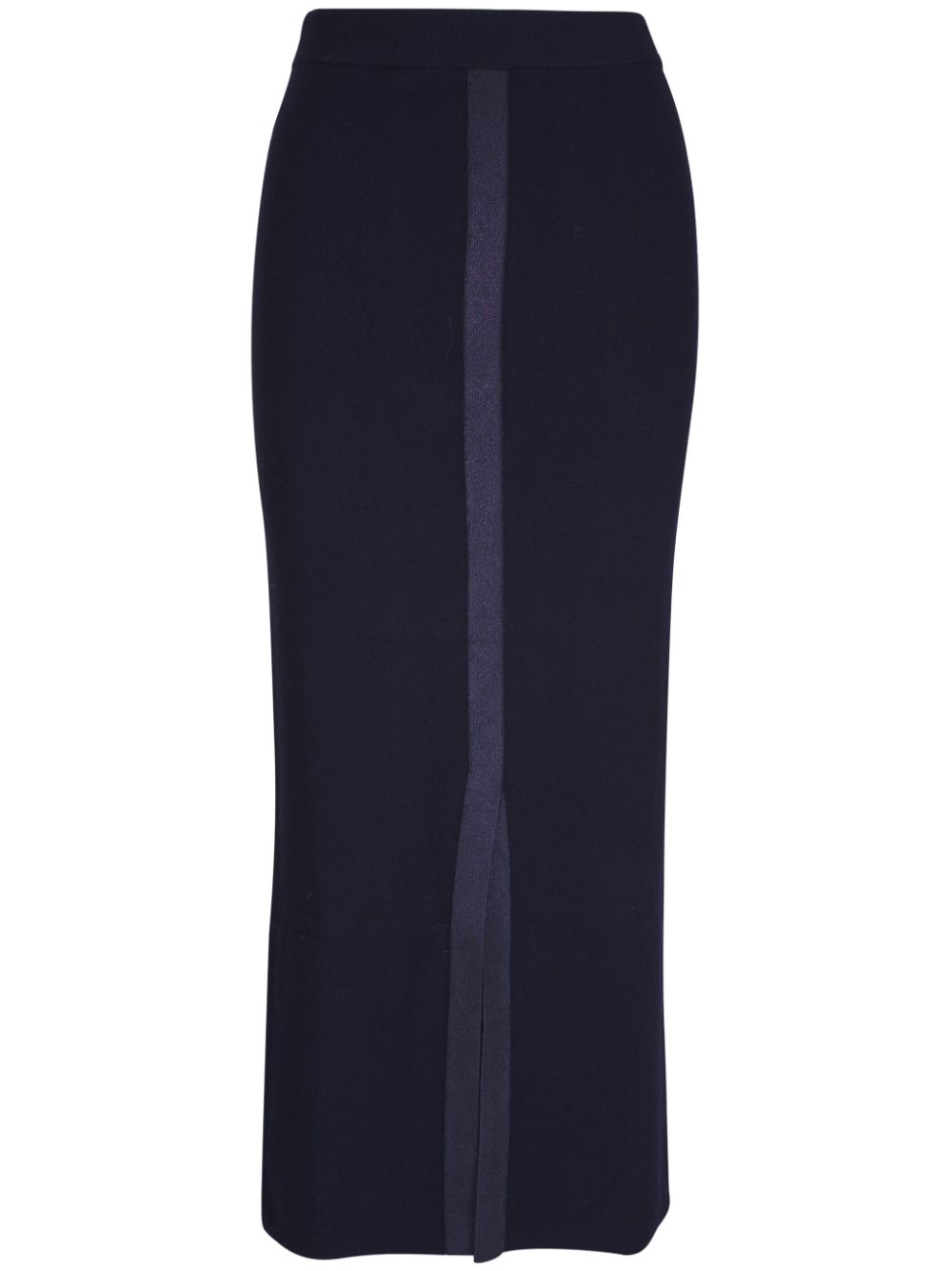 Shimmering wool skirt - Blue