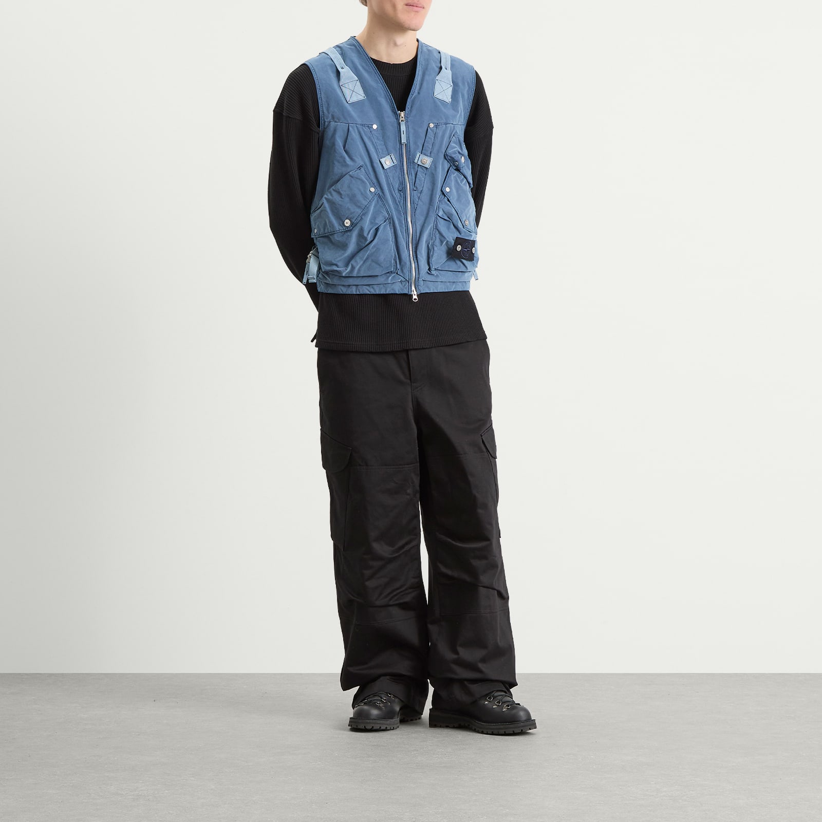 Men's David Light Indigo-TC Vest