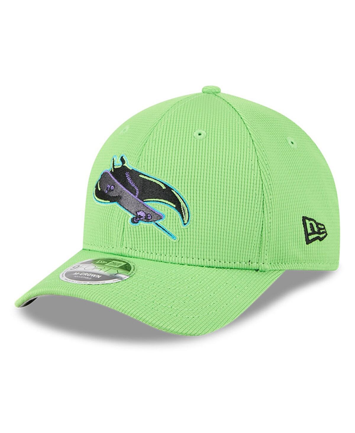 Men's Neon Green Tampa Bay Rays City Connect Batting Practice 9FORTY M-Crown Adjustable Hat - Neon Green