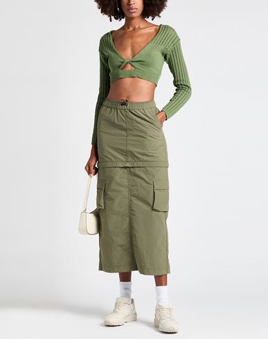 Woman Sweater Green Size ONESIZE Cotton