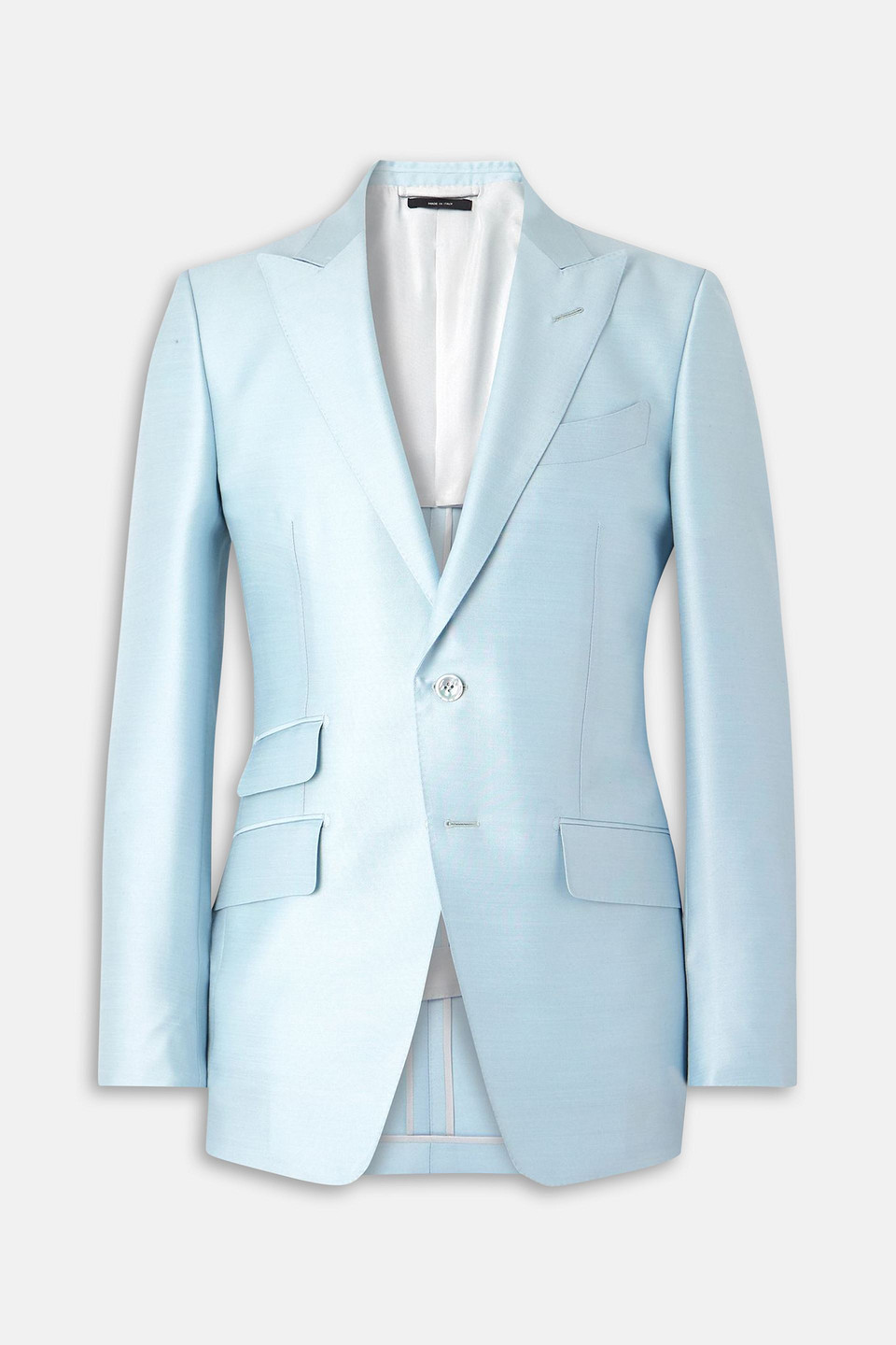 Wool, mohair and silk-blend blazer - Blue - IT 56