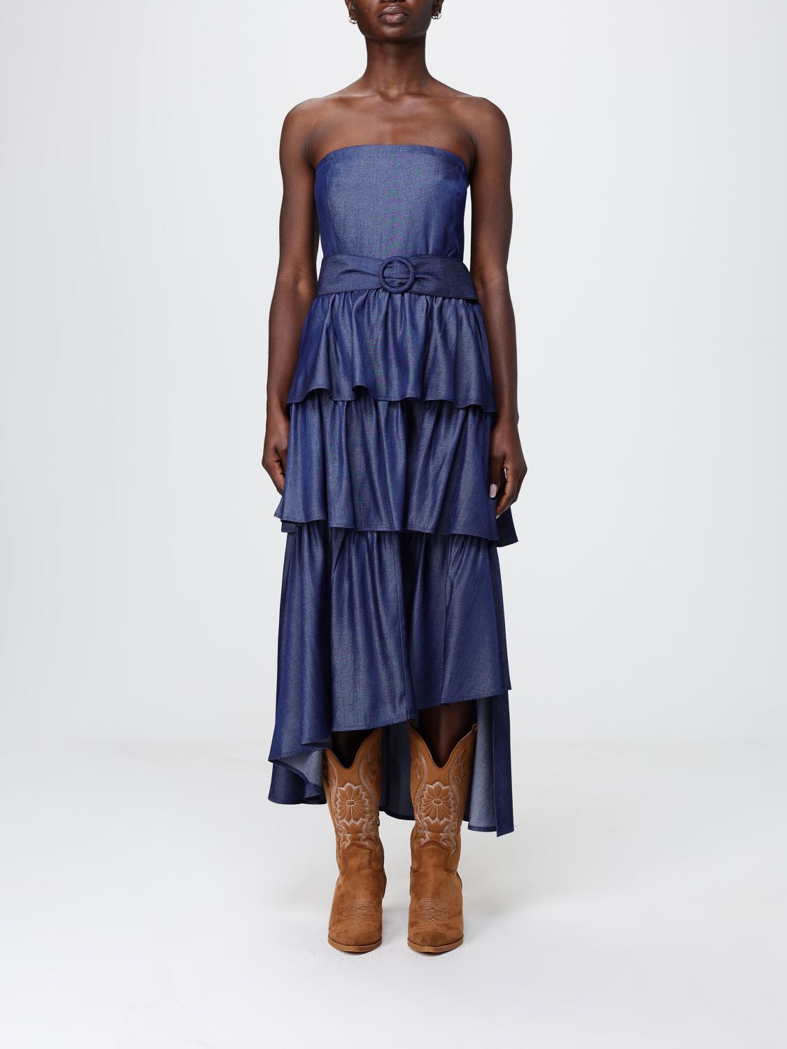 Dress Woman color Denim