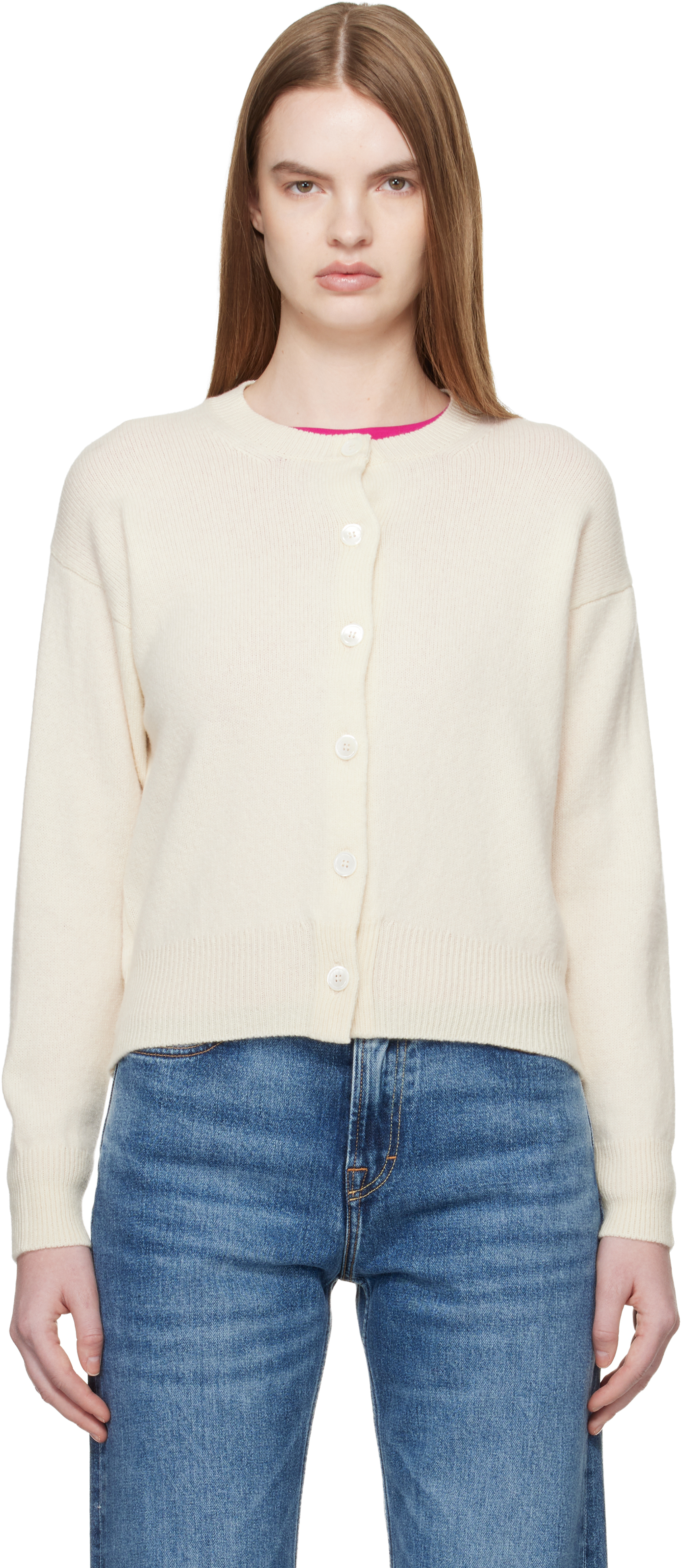 Off White Ada Crewneck Cardigan