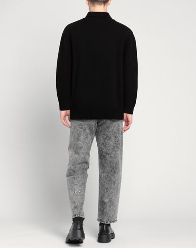 Man Turtleneck Black Size S Recycled cashmere, Recycled wool