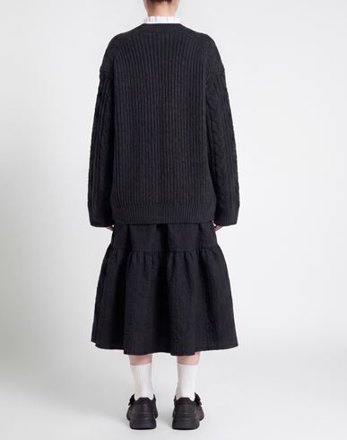Woman Sweater Charcoal Size M Merino Wool