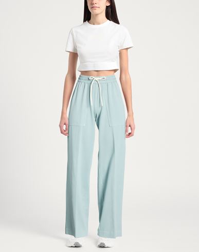 Woman Pants Sage green Size 10 Cotton, Lycra