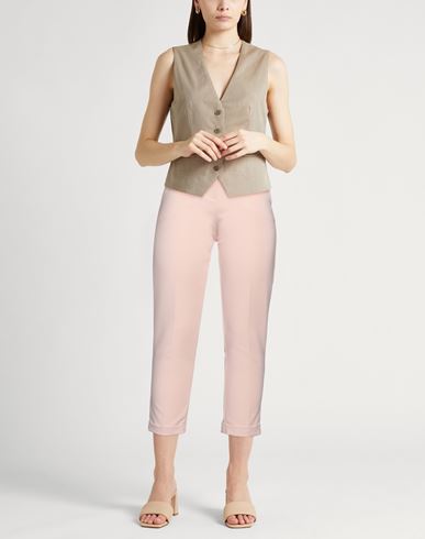Sandro Ferrone Woman Pants Pink Size 10 Polyester, Elastane