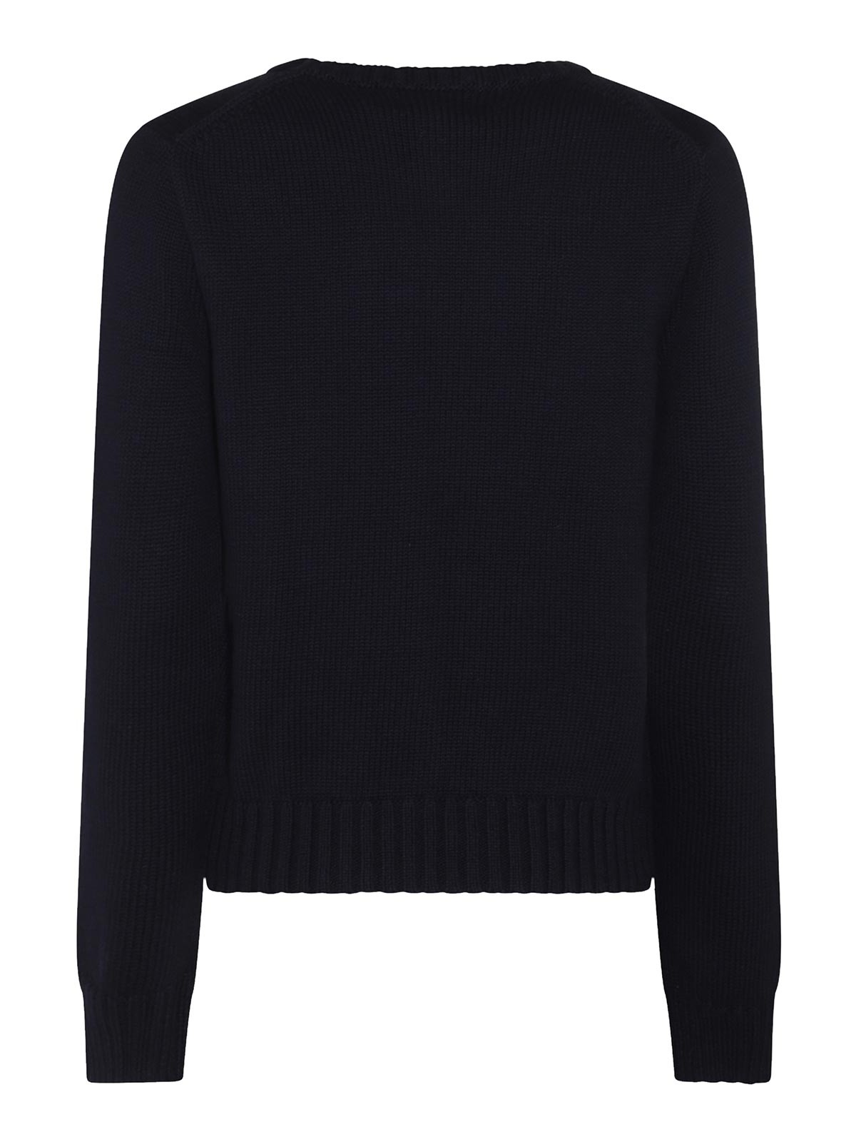 Navy Blue Red And White Cotton Jumper