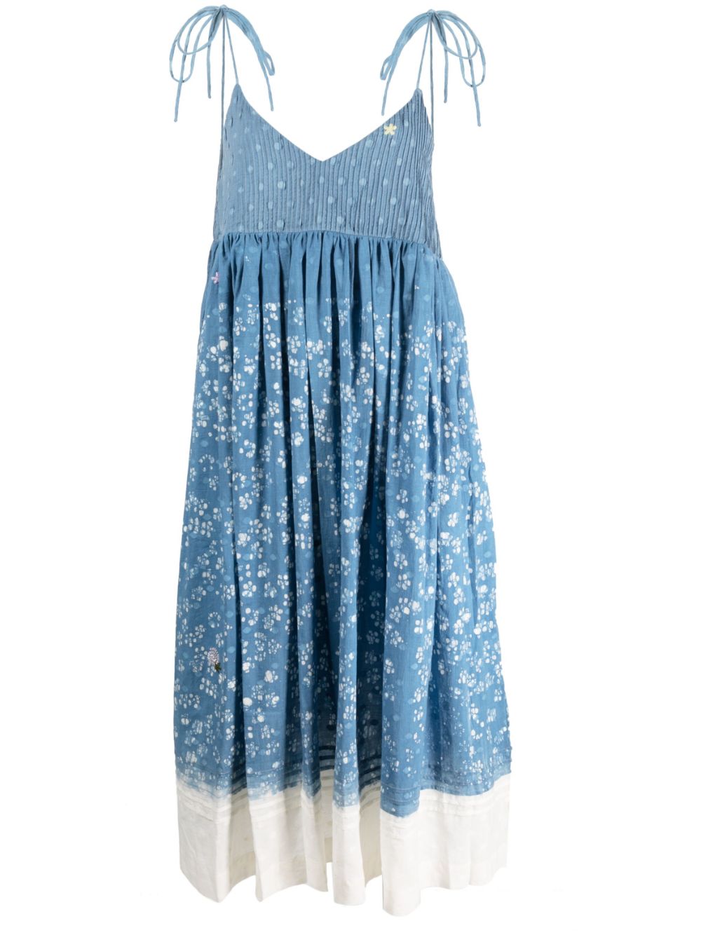 Daisy A-line dress - Blue
