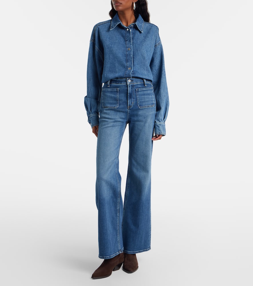 Kimberly mid-rise flared jeans