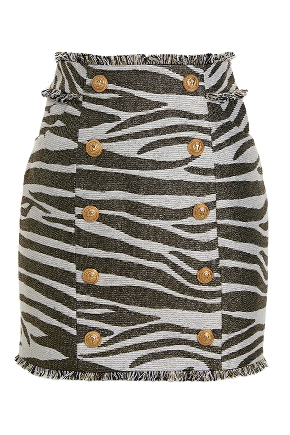 'Lurex Zebra' Skirt