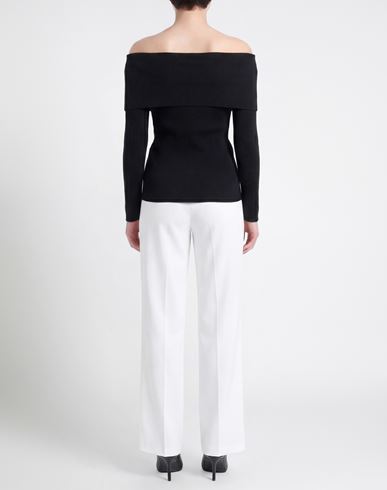 Woman Sweater Black Size L Tencel, Polyester