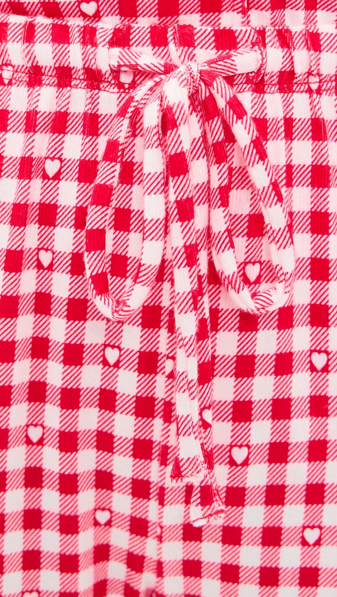 So Sweet Gingham Pants Kiss Me Red