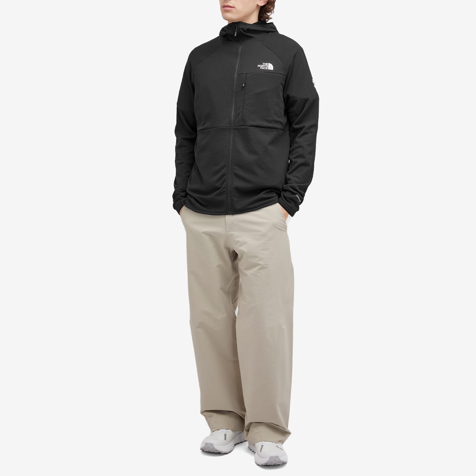 Men's Summit Series Futurefleece Full Zip Hoodie in Tnf Black