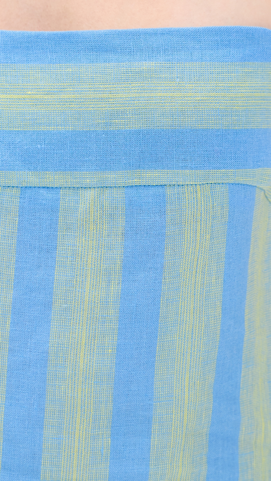 Laura Linen Dress Seaport Stripe