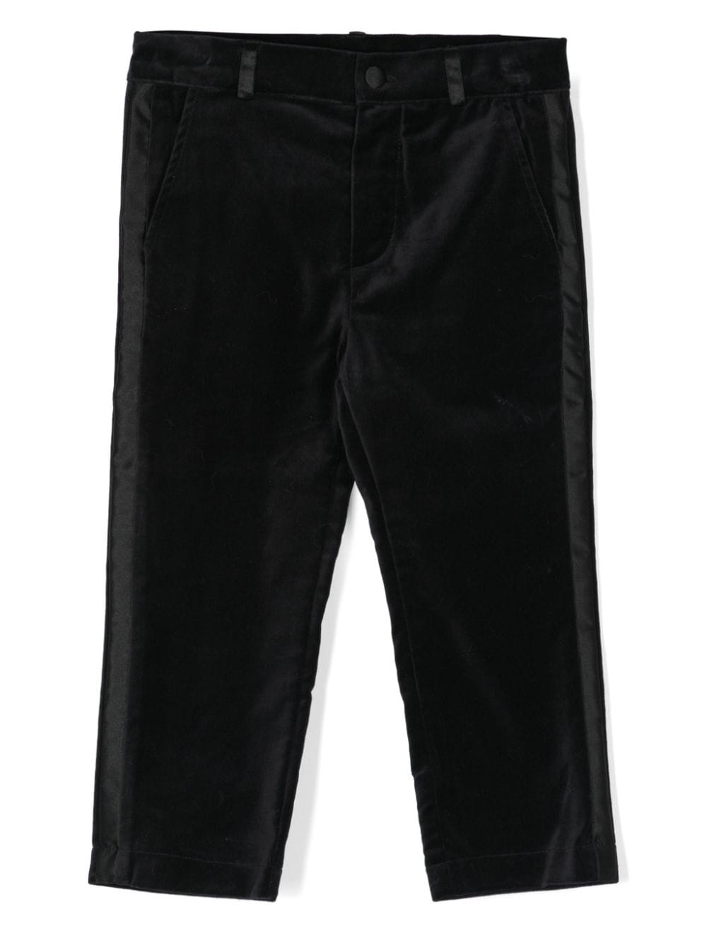 Straight-leg trousers - Black