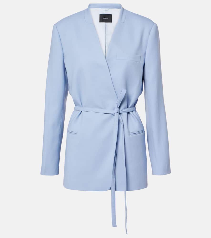 Victor wool crêpe jacket